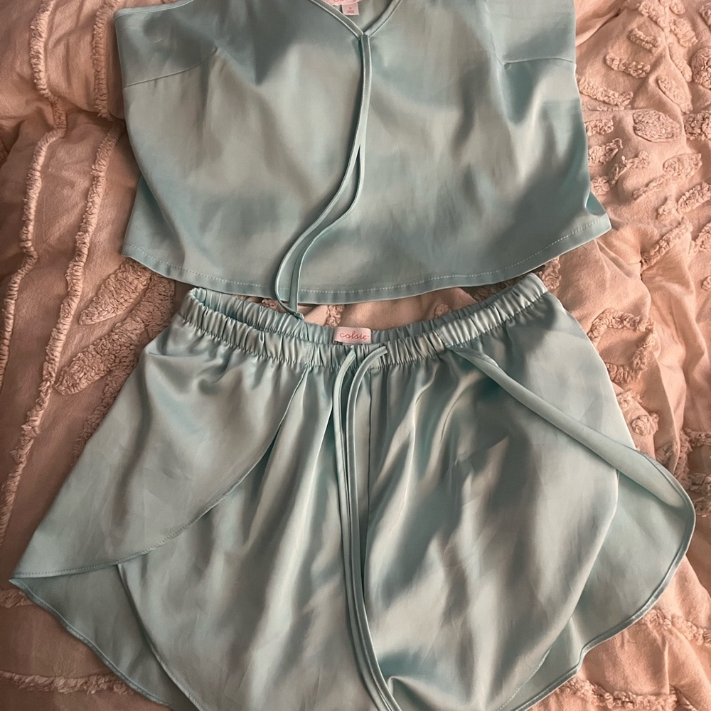 Colsie Sky Blue Lounge Set